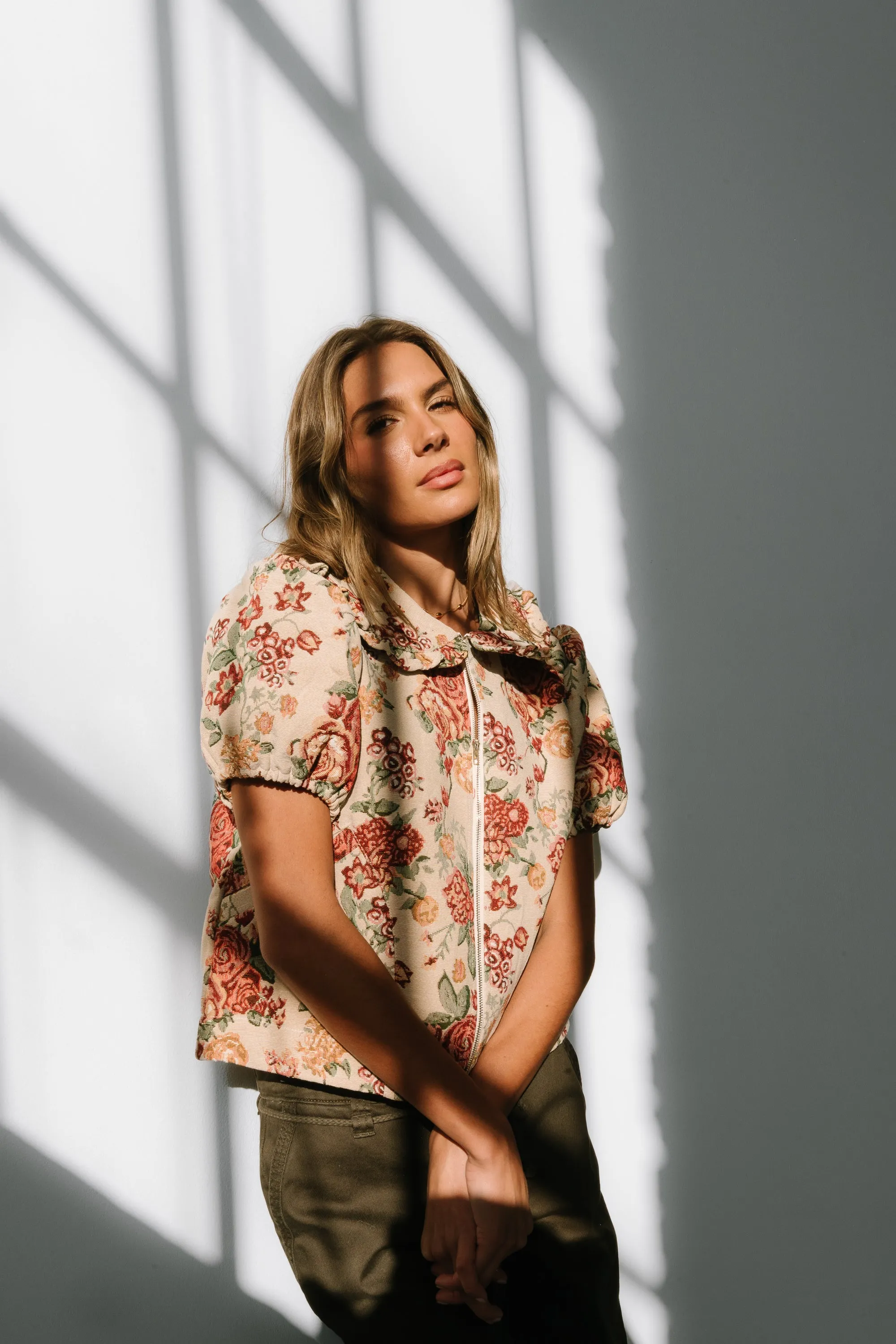 Joanna Floral Zip Up sold by bohme product image thumbnail 5