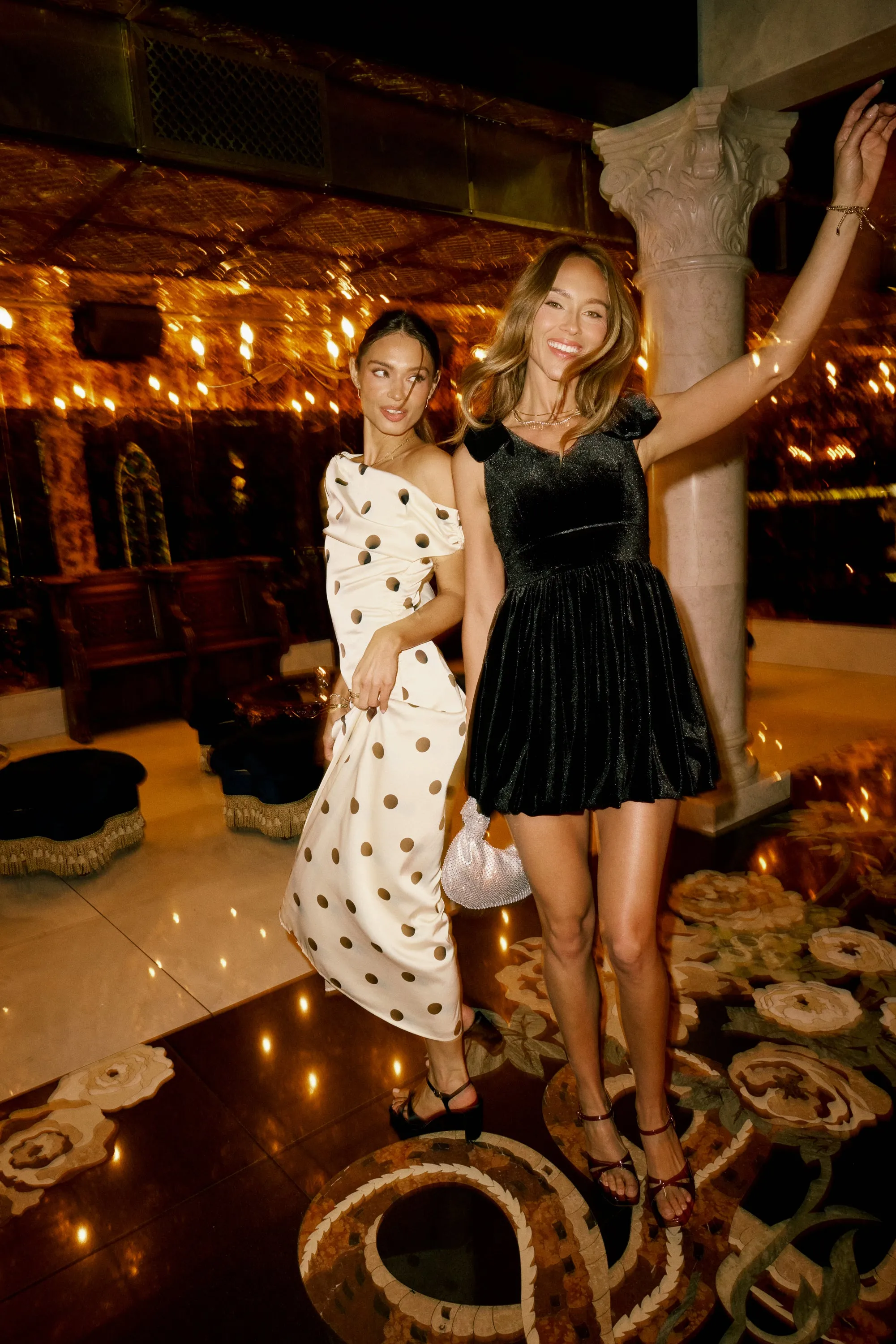 Liora Velvet Mini Dress in Black sold by bohme product image thumbnail 2