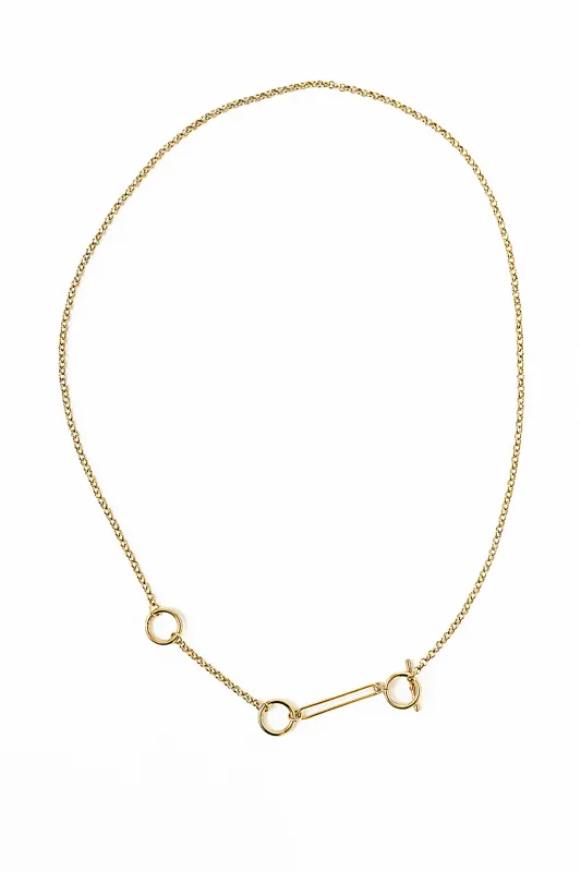 Mindy Necklace in Gold sold by bohme