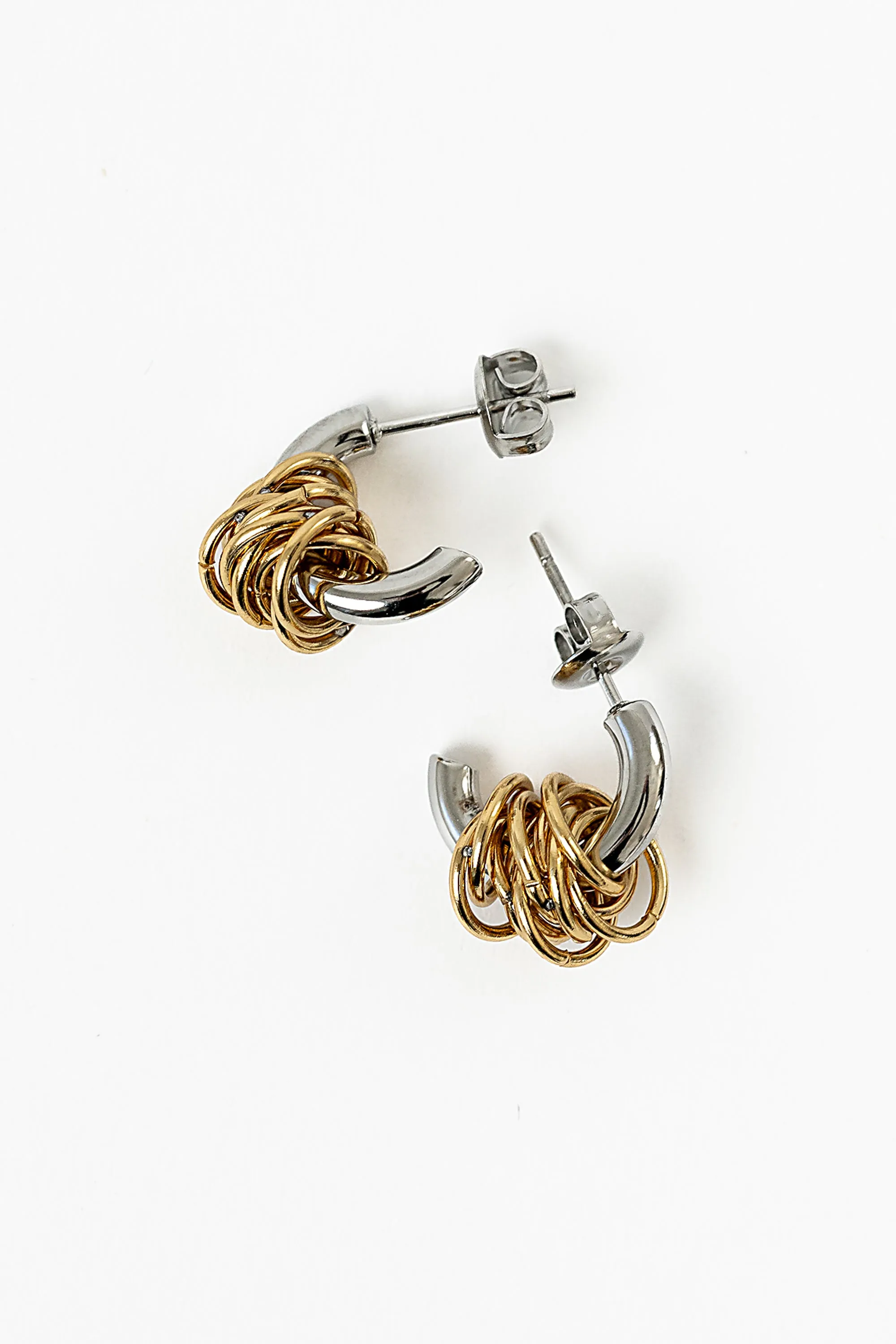 Vinny Open Hoop Earrings sold by bohme