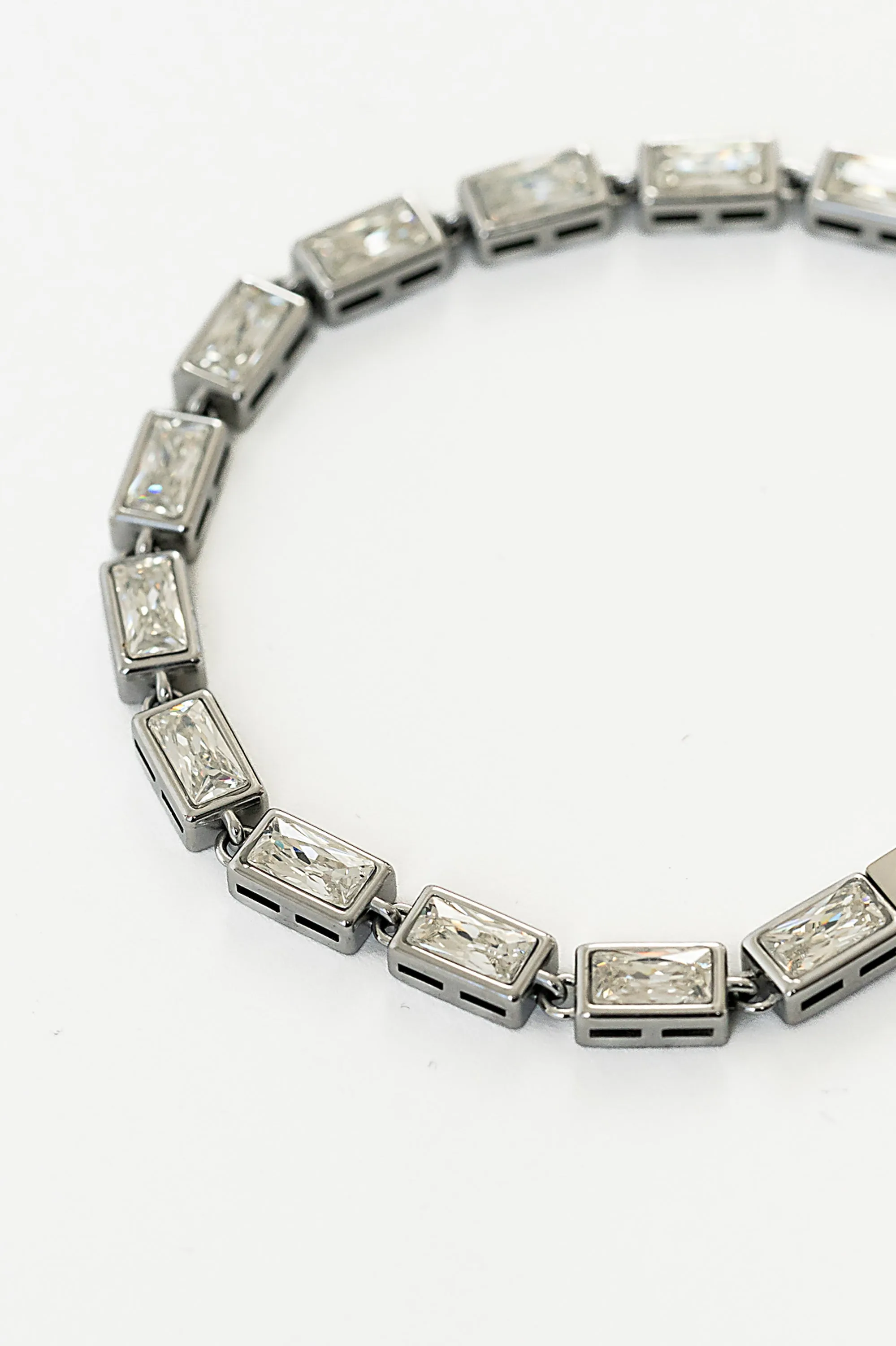 Torri Rhinestone Bracelet in Silver sold by bohme product image thumbnail 2