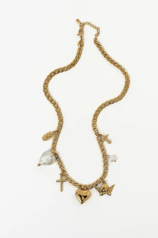 Ollie Charm Necklace sold by bohme