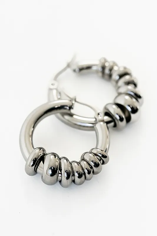 Marlie Hoop Earrings sold by bohme