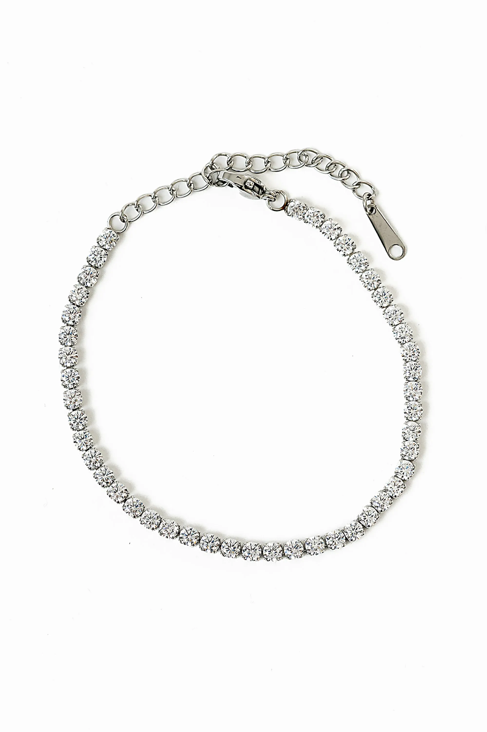 Kameron Tennis Bracelet in Silver sold by bohme