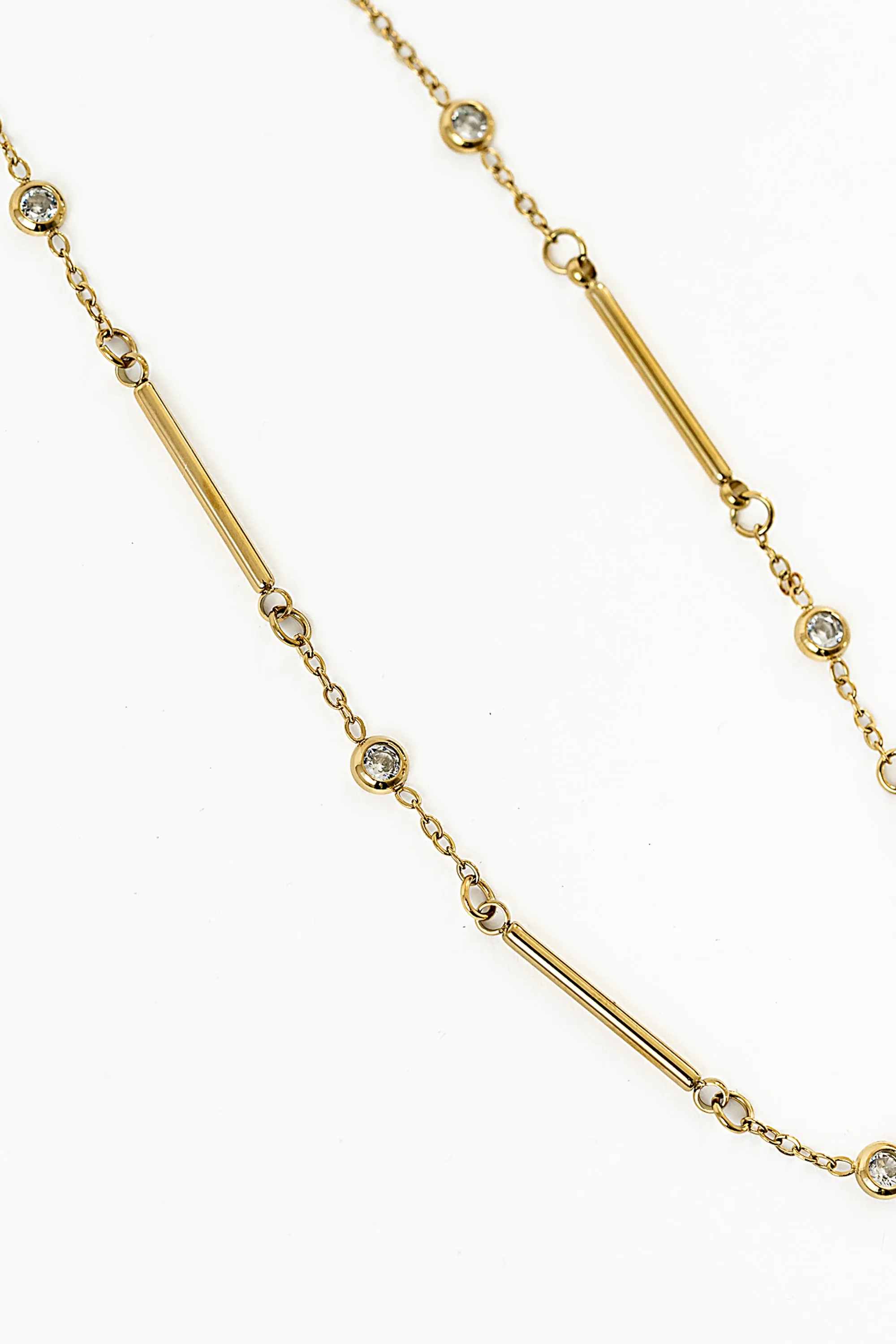Jazelle Rhinestone Necklace sold by bohme product image thumbnail 2