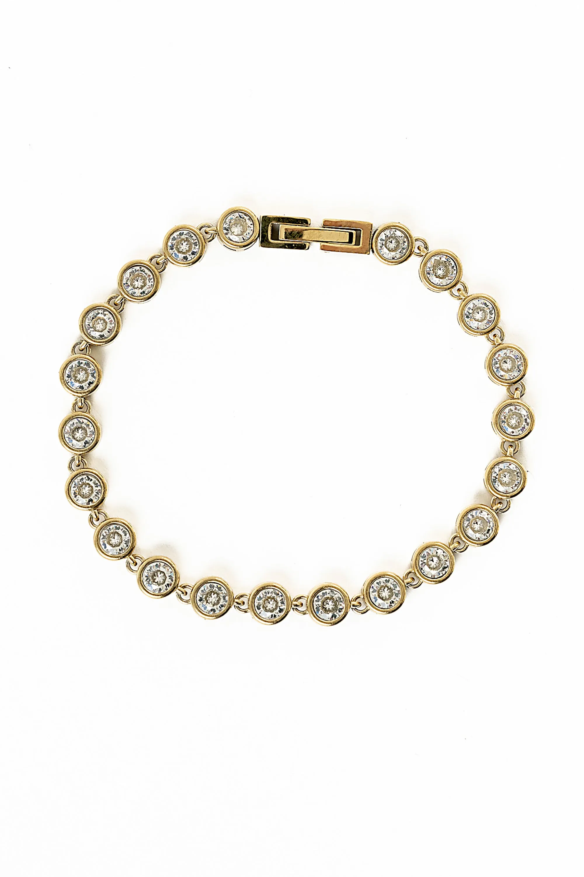 Georgie Rhinestone Bracelet in Gold sold by bohme product image thumbnail 2