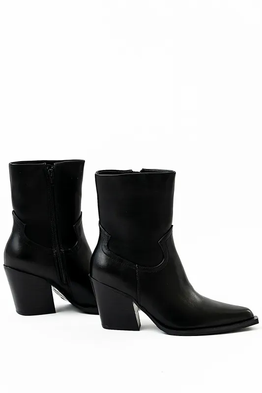 Yuna Vegan Leather Booties sold by bohme