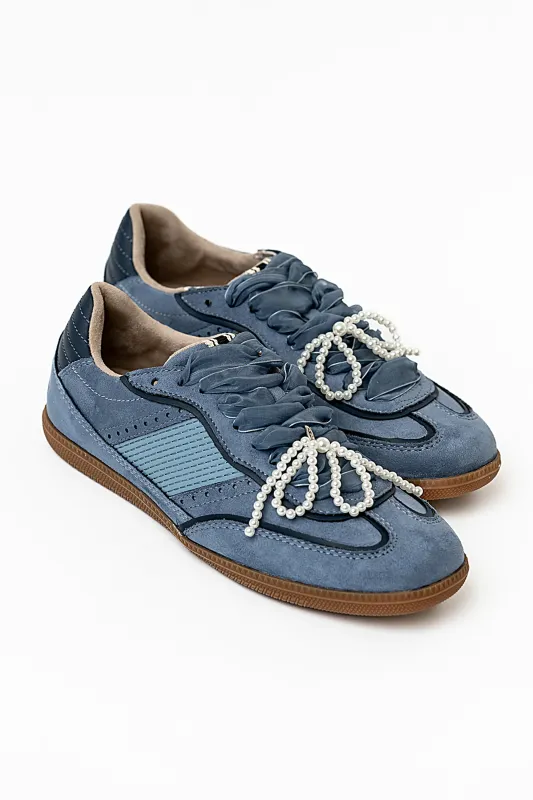 Sophie Sneaker in Blue sold by bohme