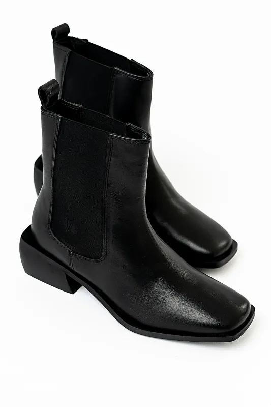 Effie Ankle Boot in Black sold by bohme