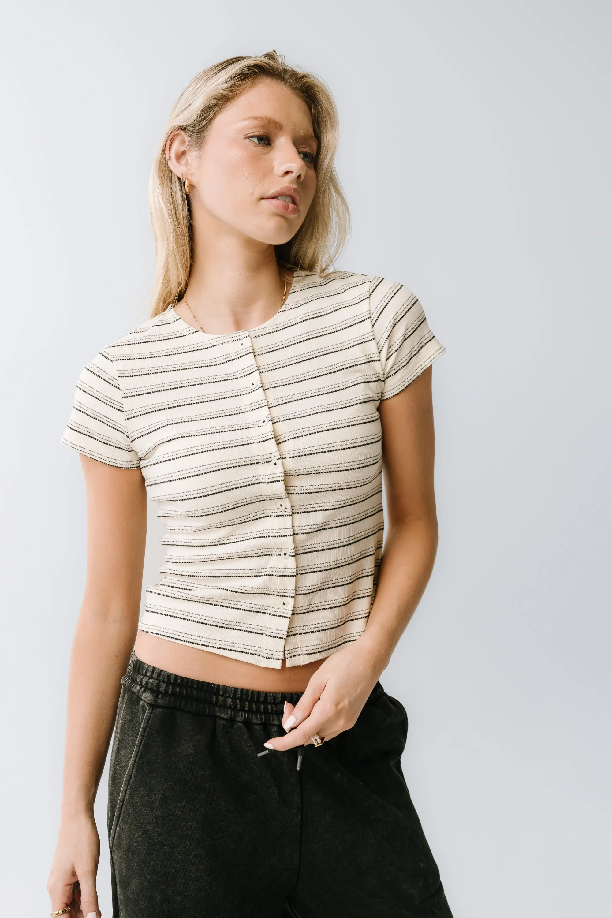 Monty Striped Top sold by bohme product image thumbnail 3