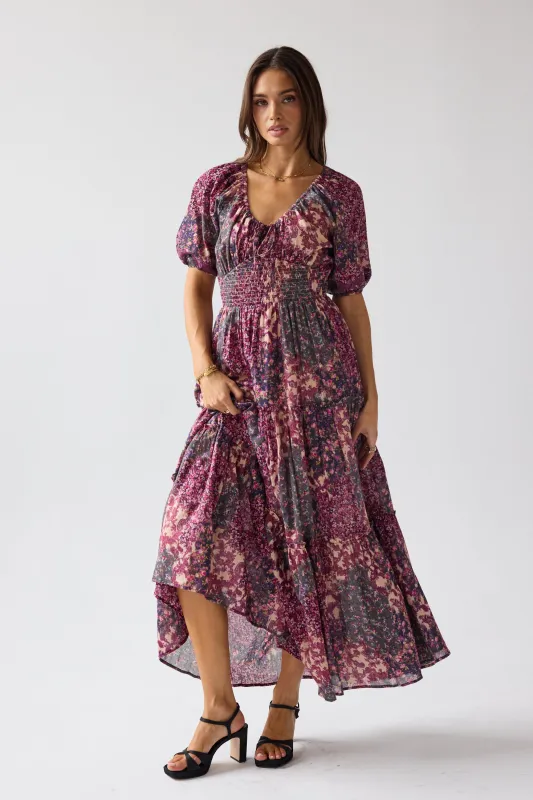 Chloe Floral Maxi Dress sold by bohme