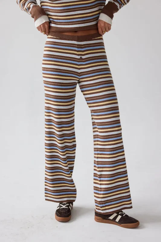 Nancy Striped Flare Pants sold by bohme