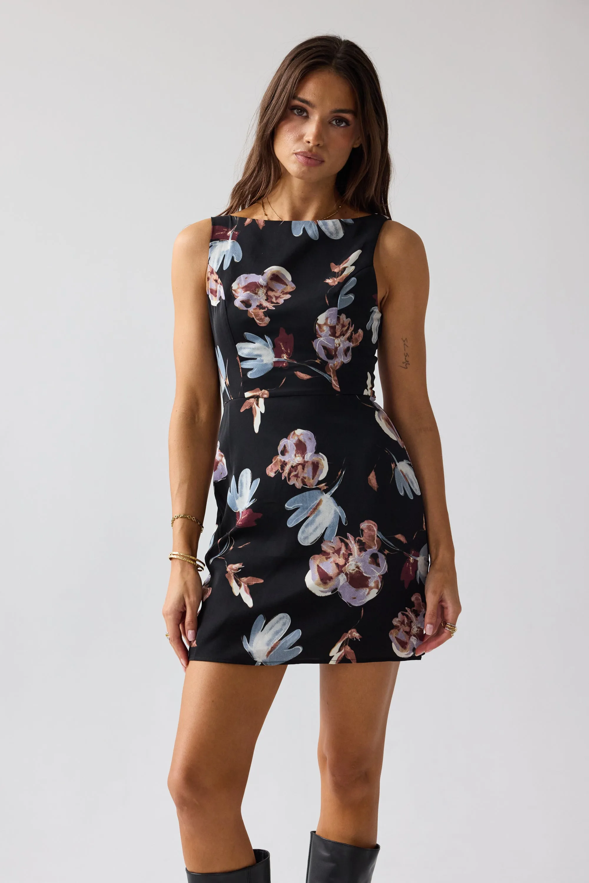 Jankin Floral Mini Dress sold by bohme