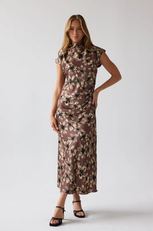 Janette Floral Maxi Dress sold by bohme