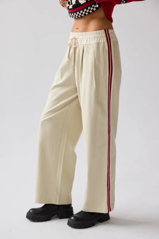Landon Striped Wide Leg Pants sold by bohme