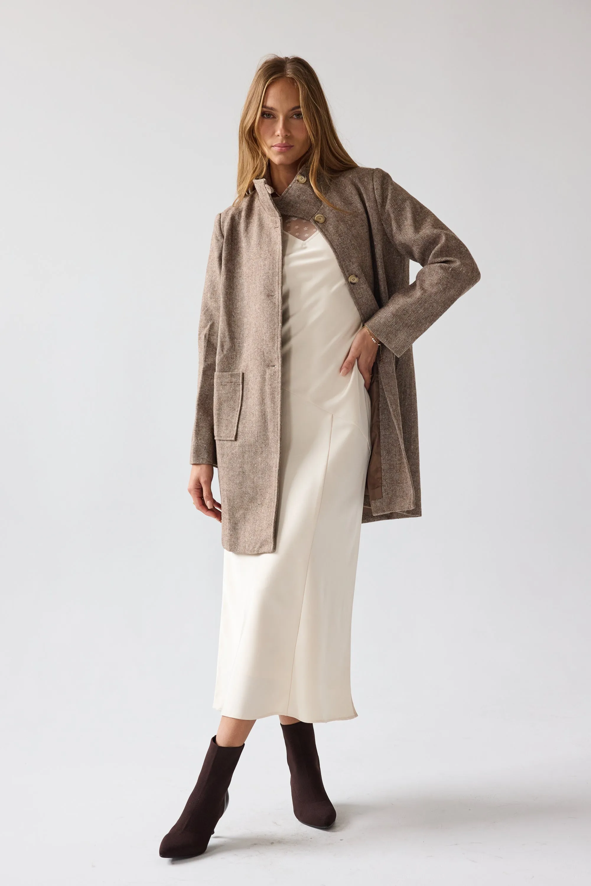 Jason Herringbone Coat sold by bohme product image thumbnail 2