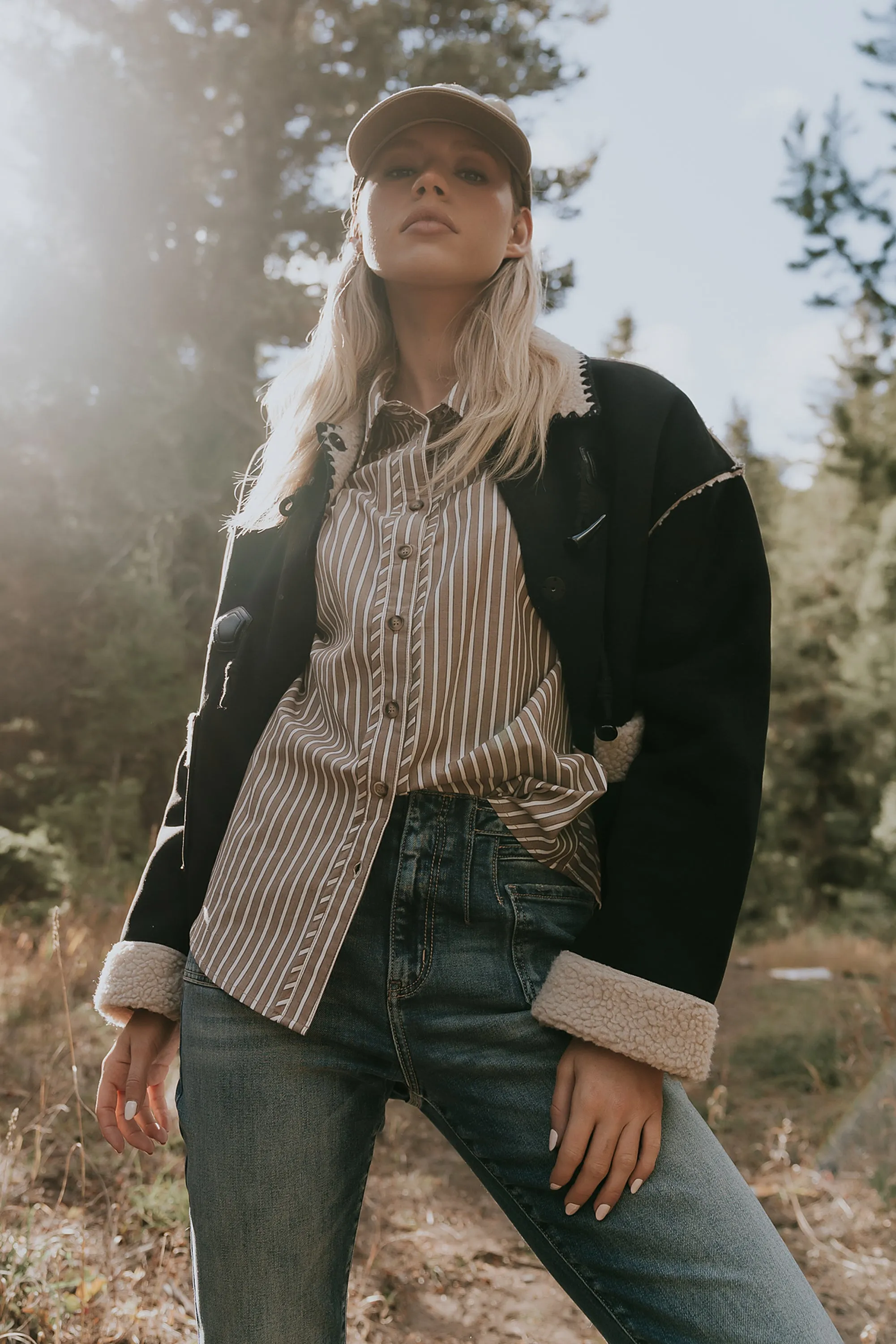 Ginny Striped Button Up sold by bohme product image thumbnail 2