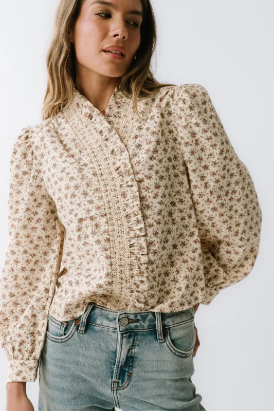 Johna Ruffle Blouse sold by bohme