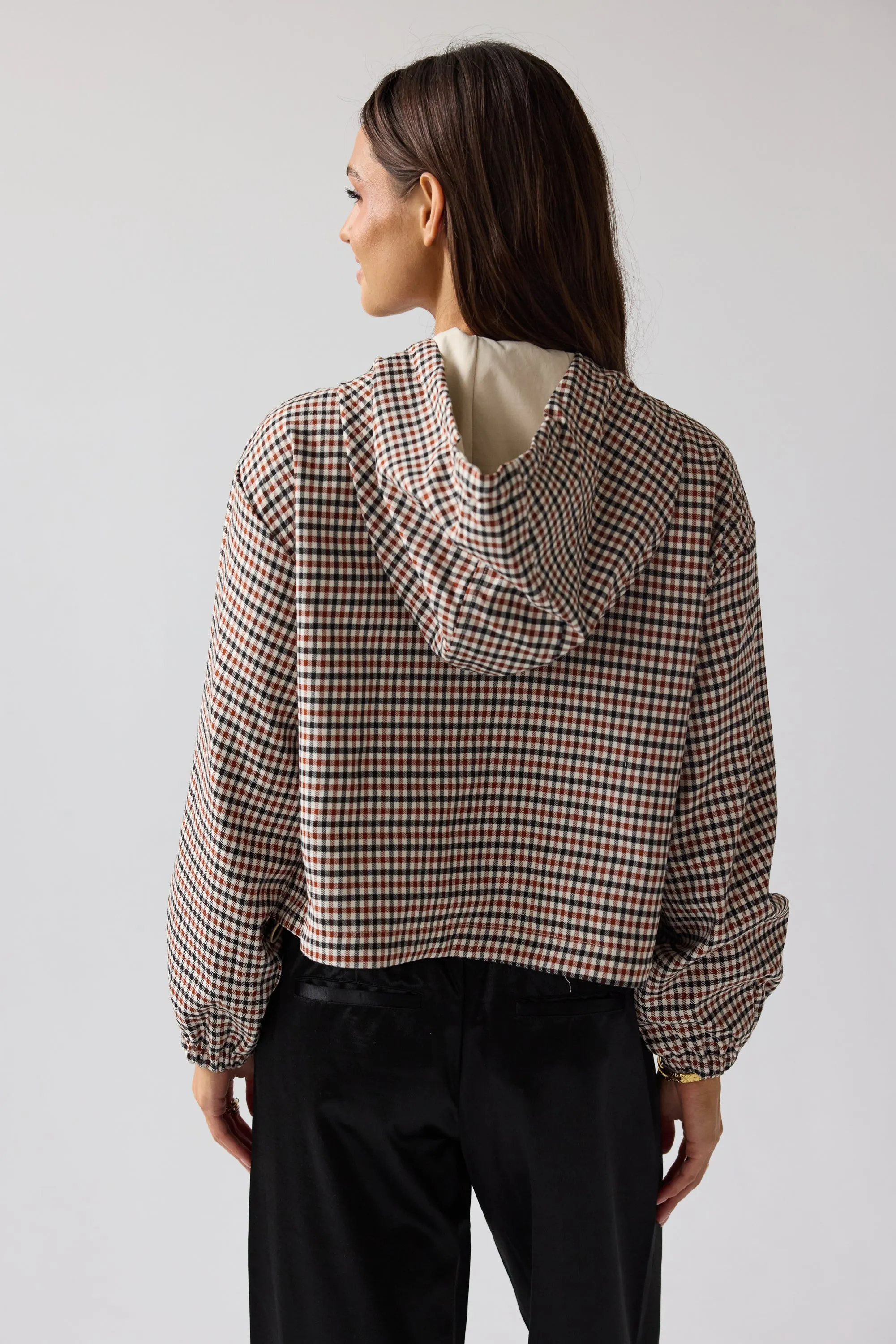 Ross Plaid Jacket in Rust sold by bohme product image thumbnail 2