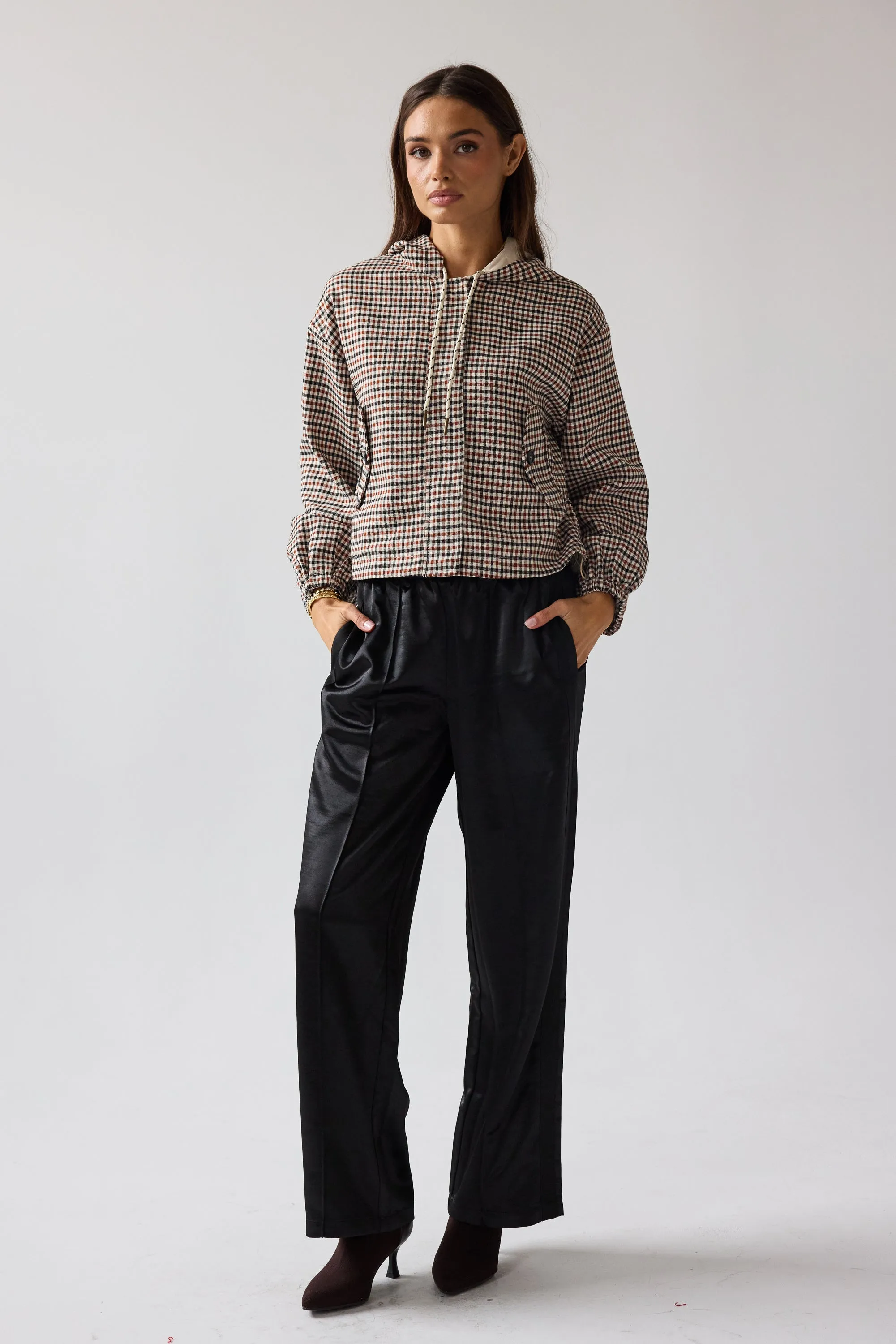 Ross Plaid Jacket in Rust sold by bohme product image thumbnail 3