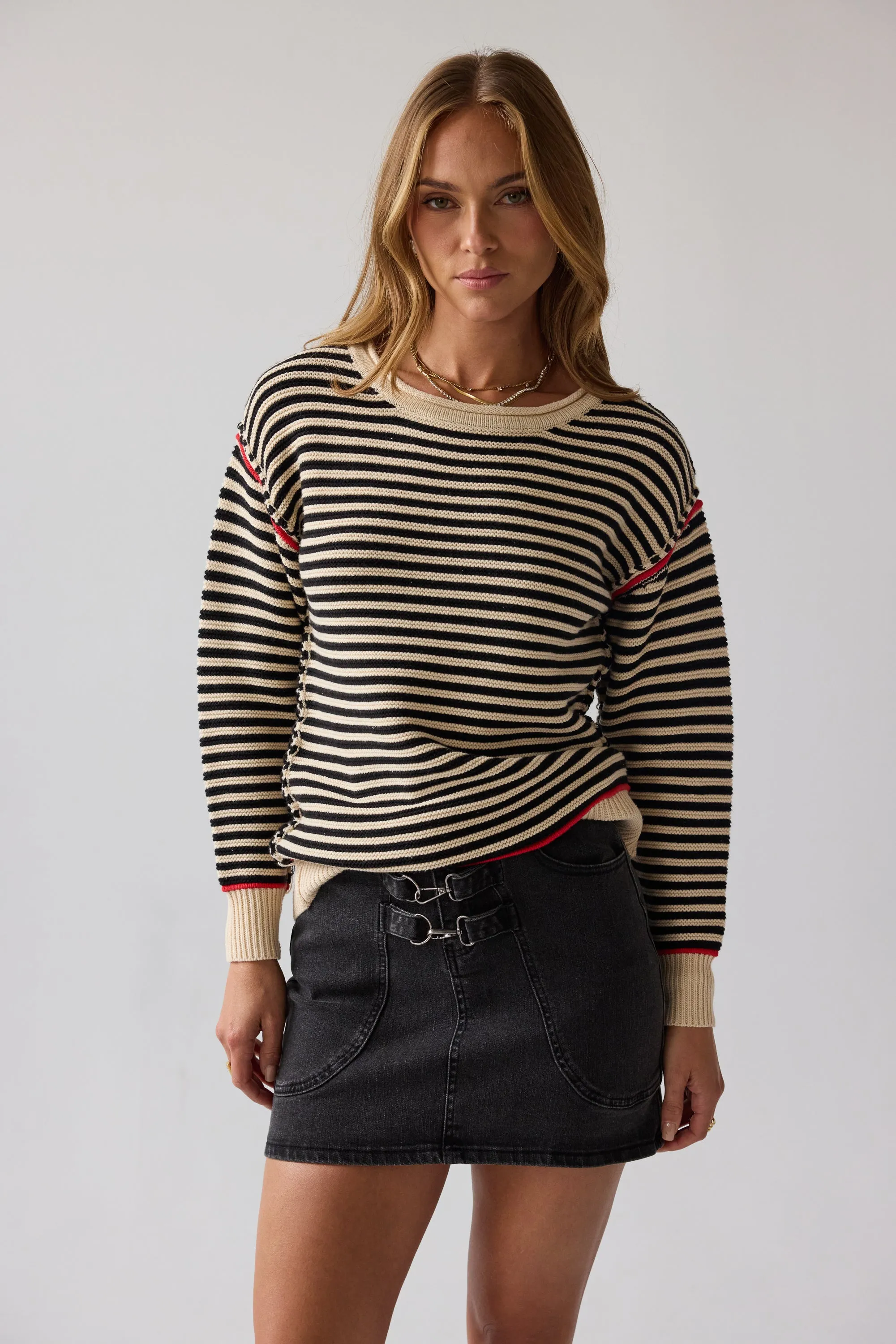 Bethany Striped Sweater sold by bohme
