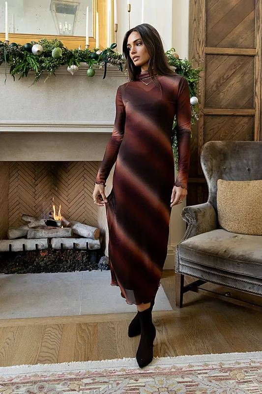 Misha Mesh Maxi Dress - FINAL SALE made by bohme