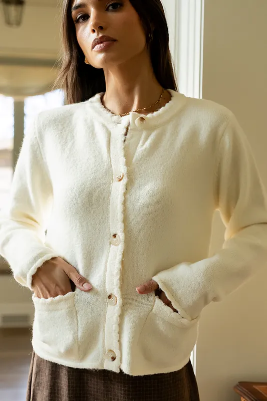 Brittany Button Up Sweater sold by bohme