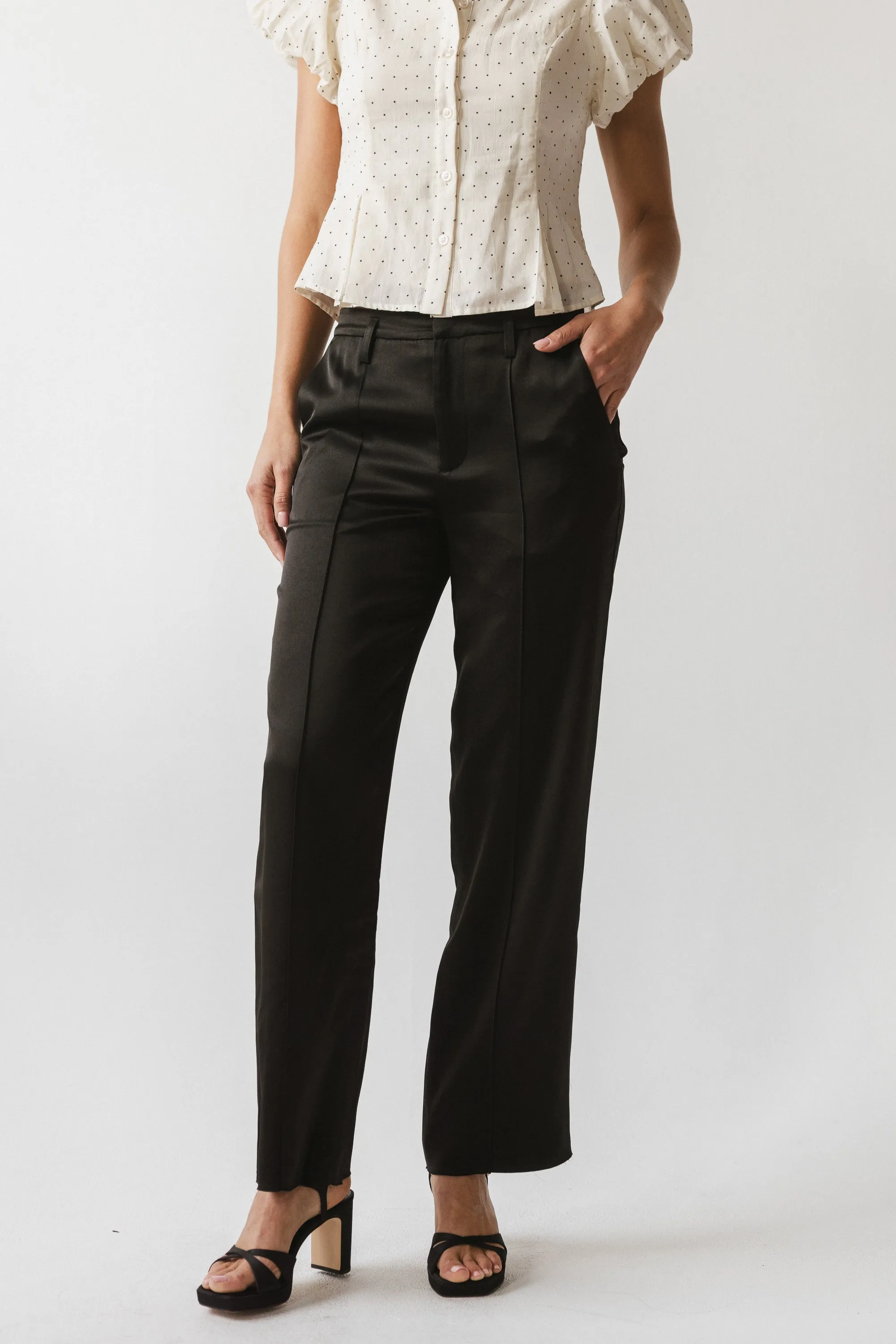 Camile Tapered Trouser in Black - FINAL SALE sold by bohme product image thumbnail 4