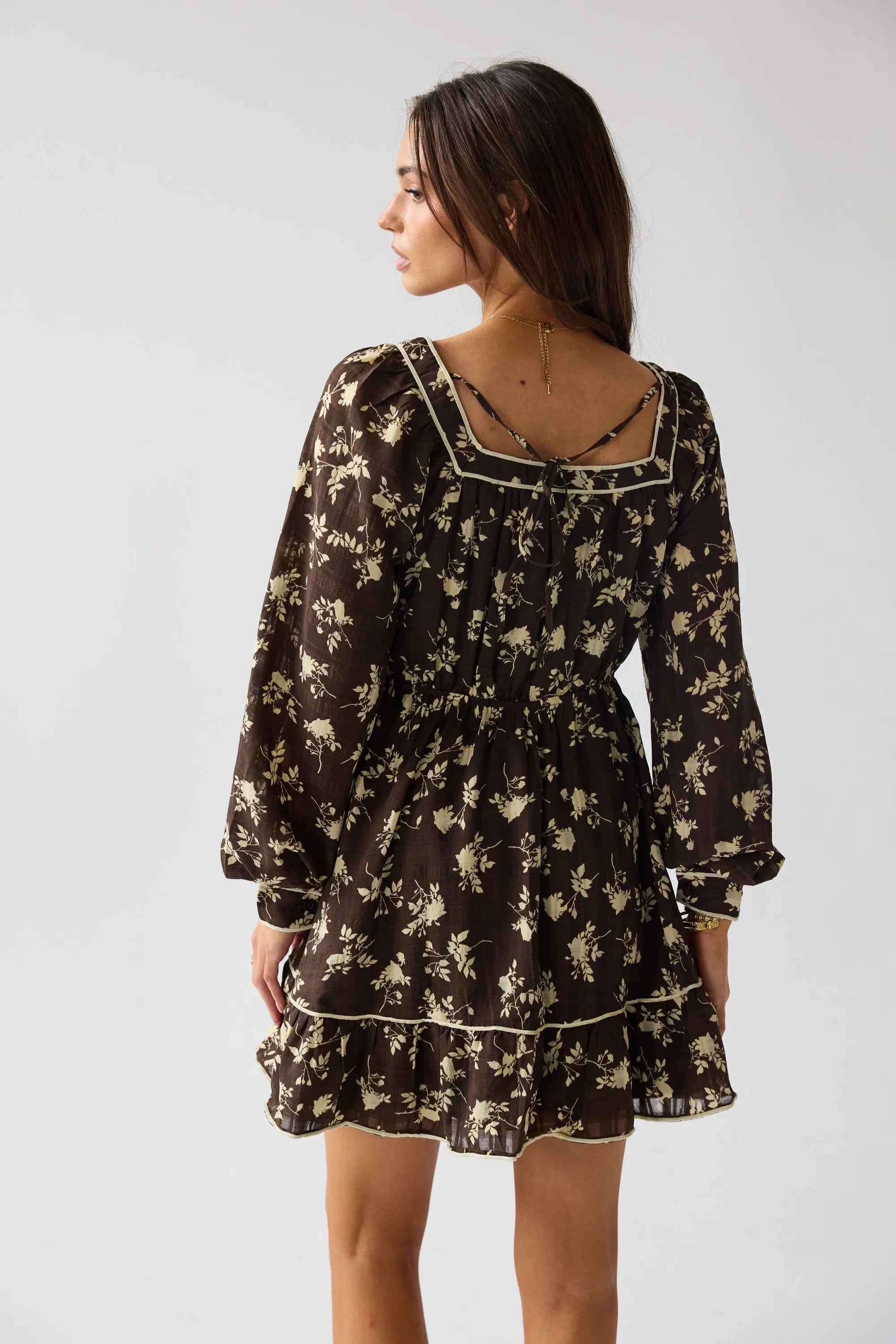 Holden Floral Mini Dress sold by bohme product image thumbnail 3
