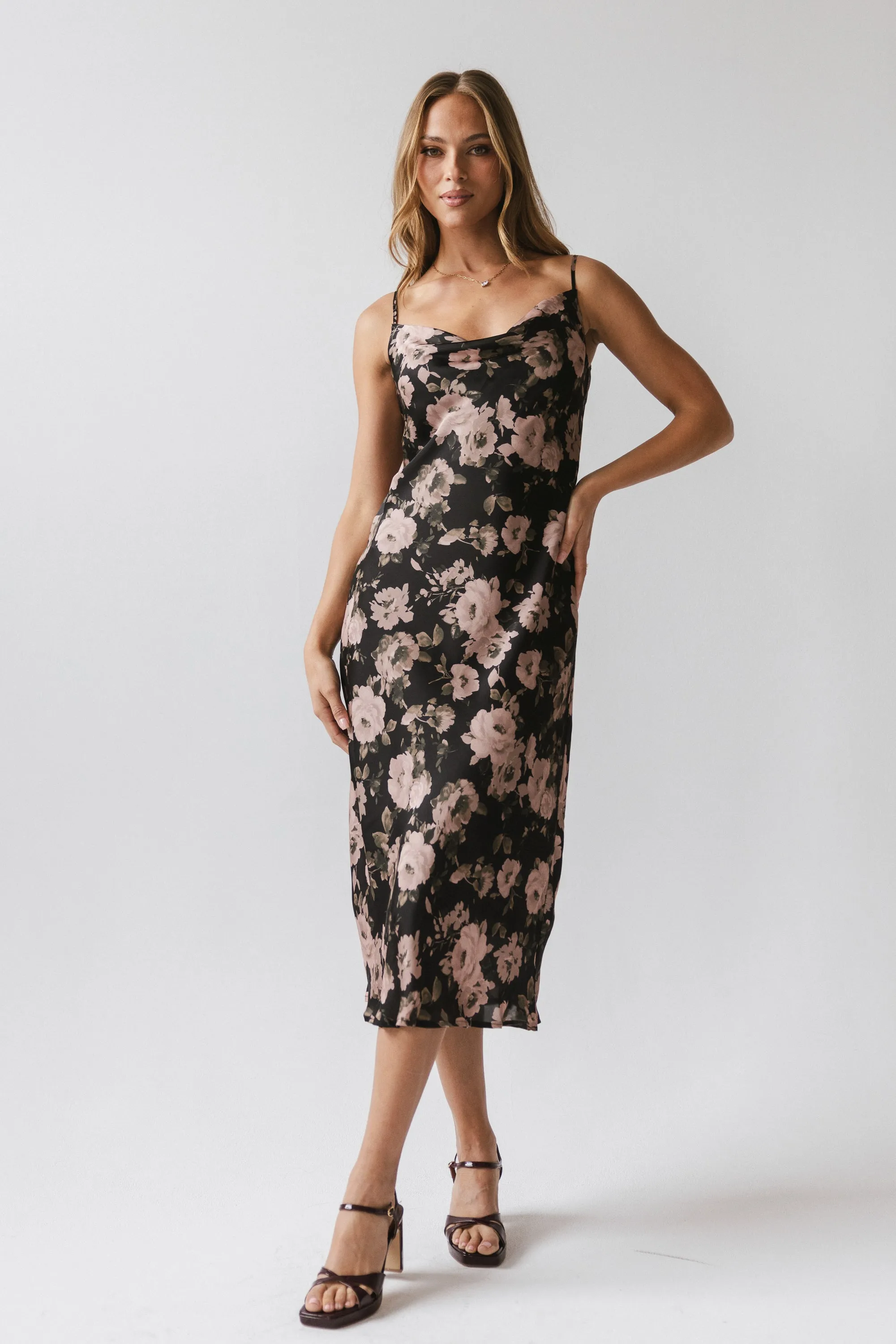 Jaiden Floral Midi Dress sold by bohme
