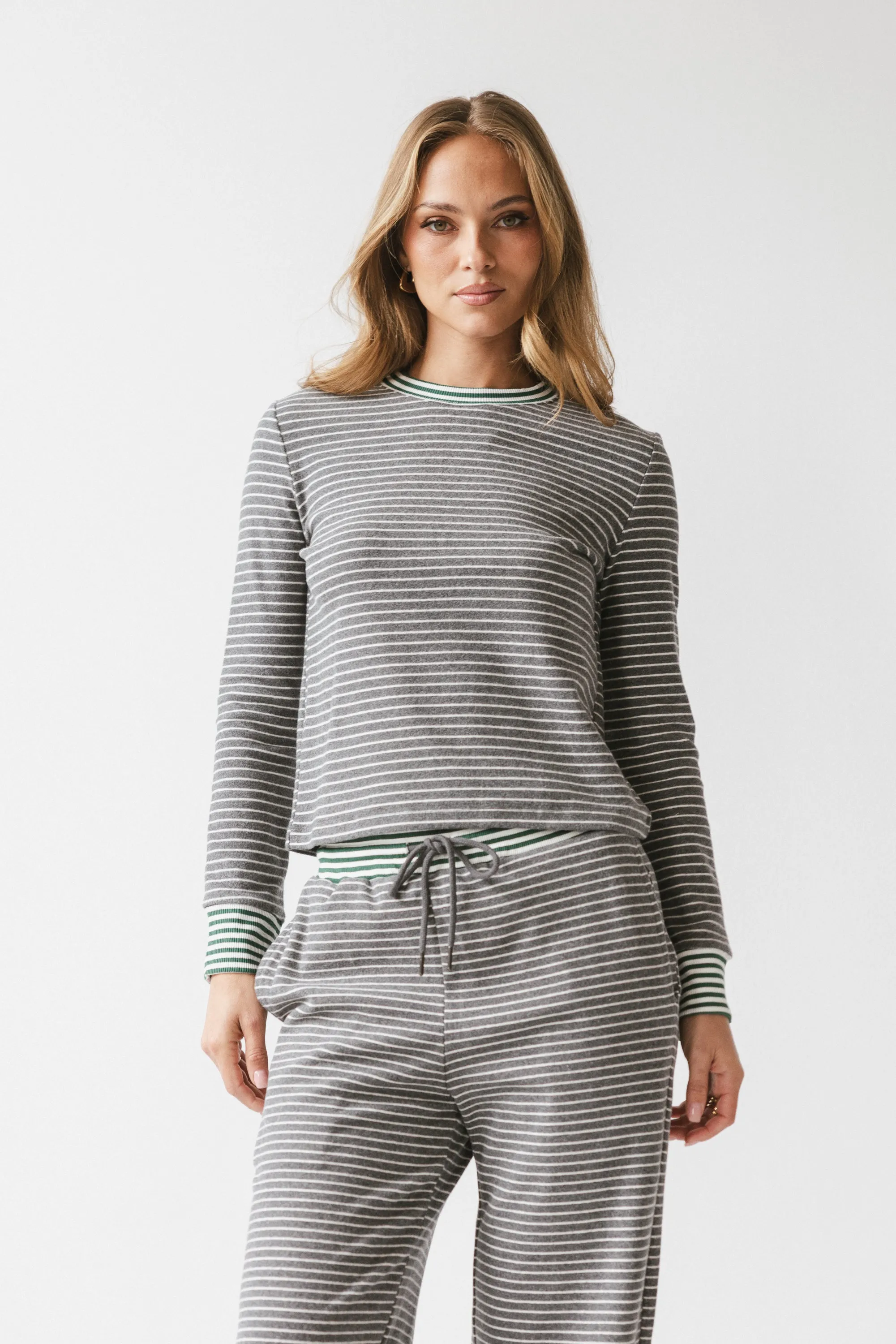April Striped Top in Grey sold by bohme product image thumbnail 4