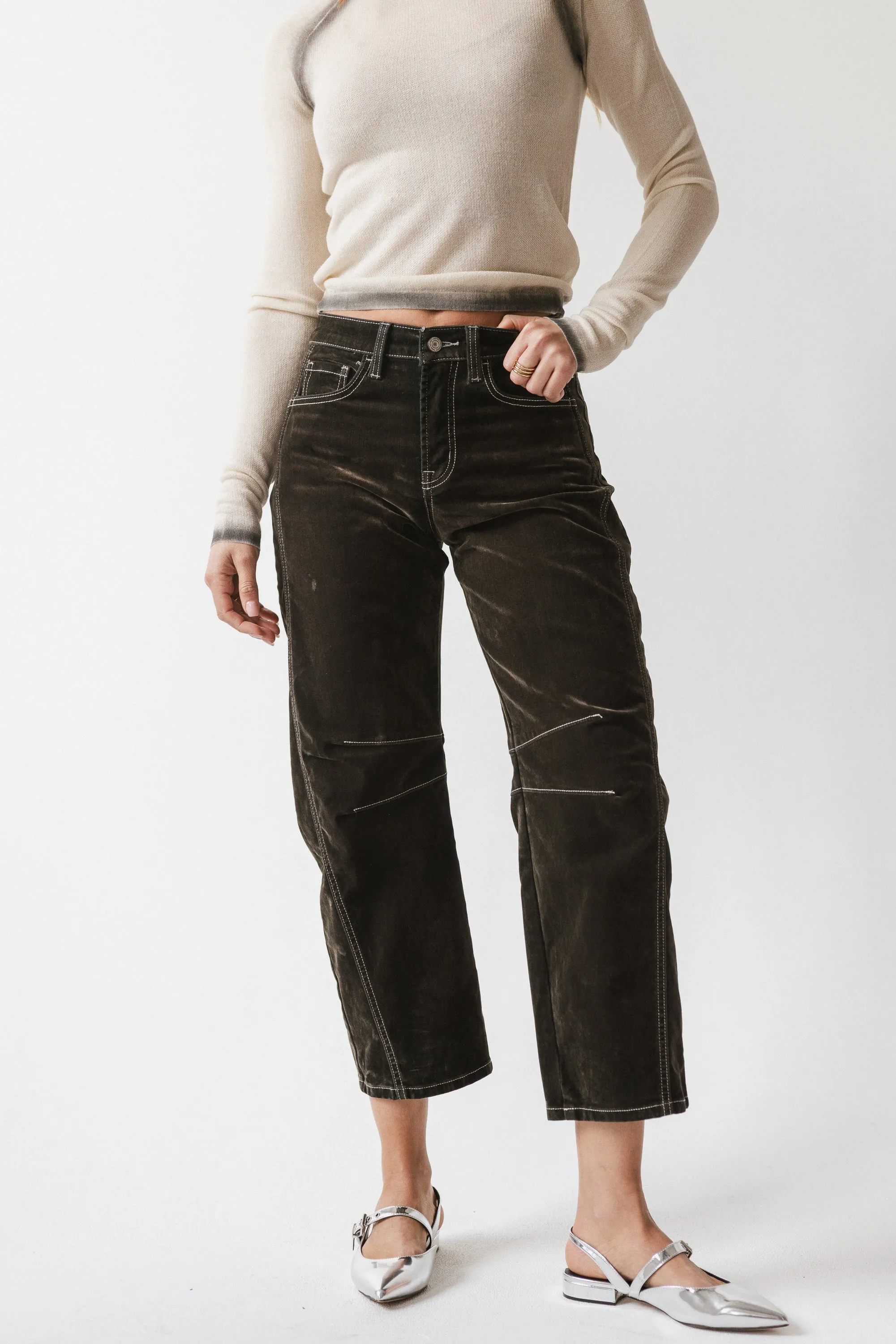 Rita Velvet Barrel Jeans sold by bohme product image thumbnail 2
