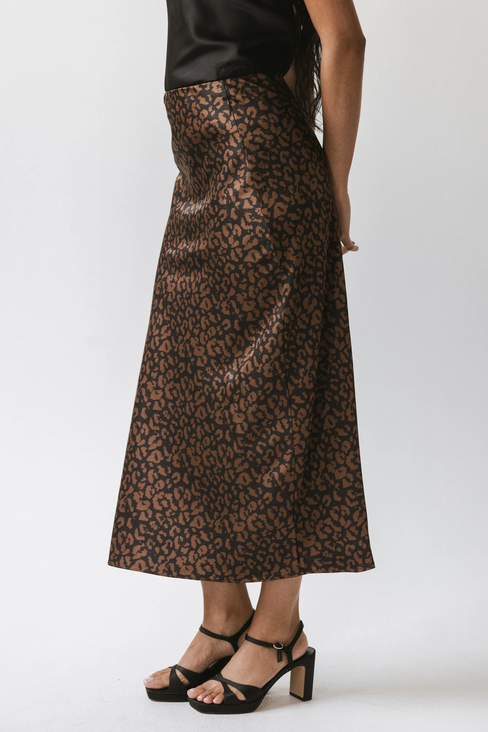 Camille Leopard Maxi Skirt sold by bohme product image thumbnail 5