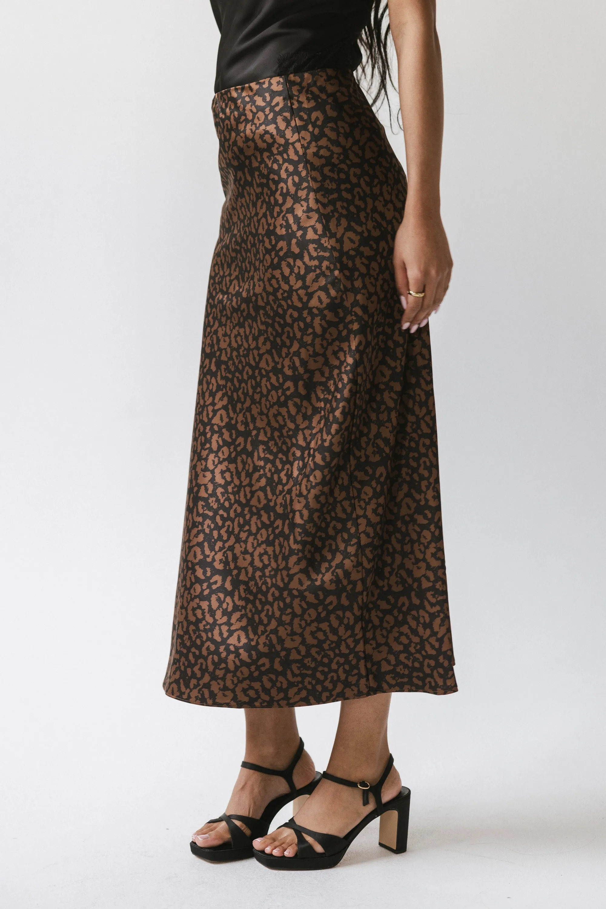 Camille Leopard Maxi Skirt sold by bohme product image thumbnail 2
