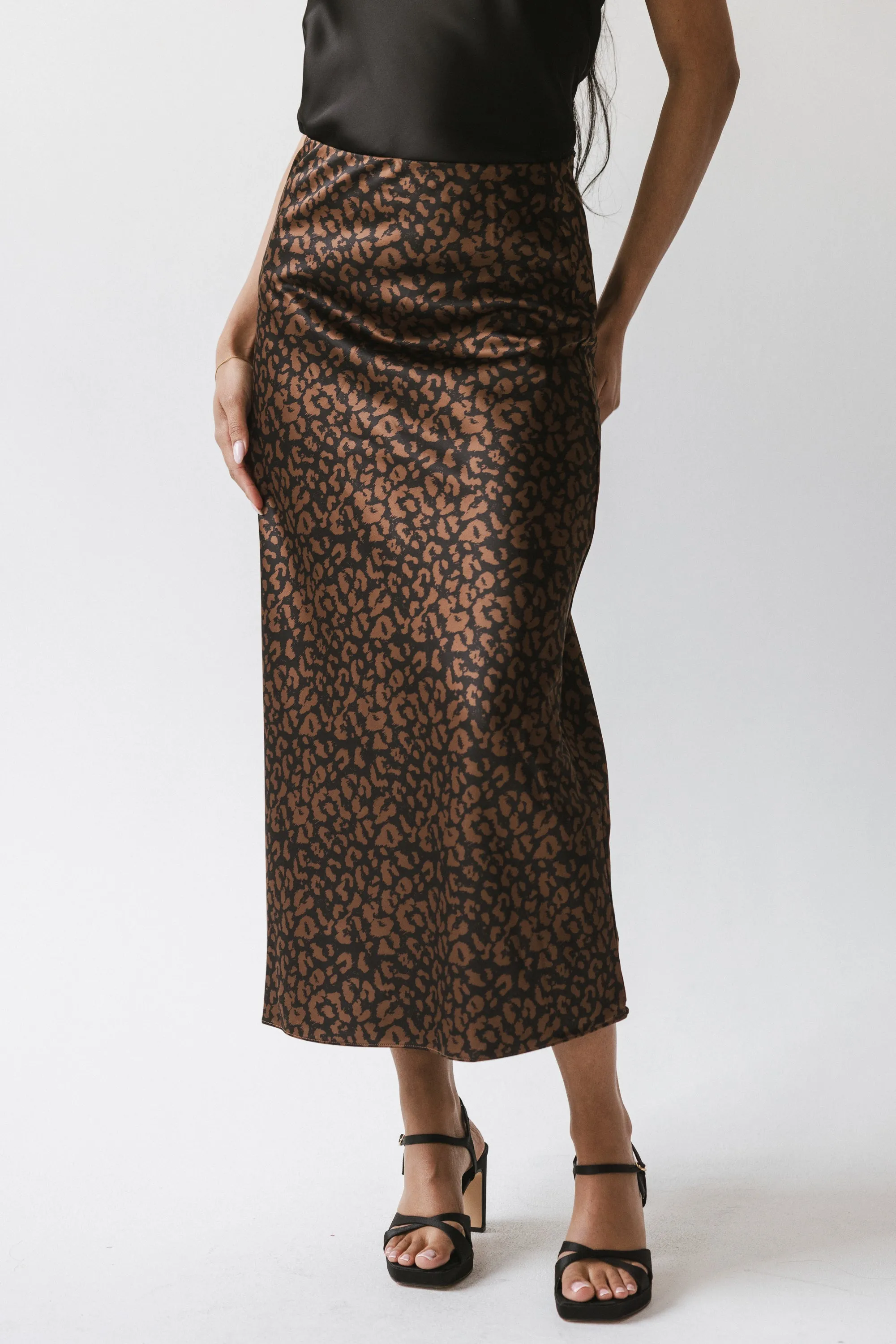Camille Leopard Maxi Skirt sold by bohme product image thumbnail 4