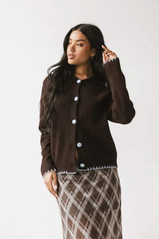 Michelle Contrast Sweater sold by bohme