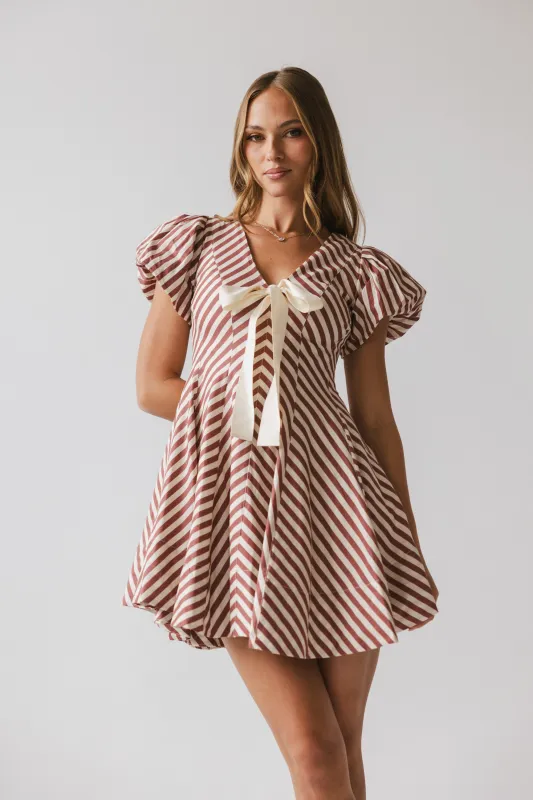 Kai Striped Mini Dress sold by bohme