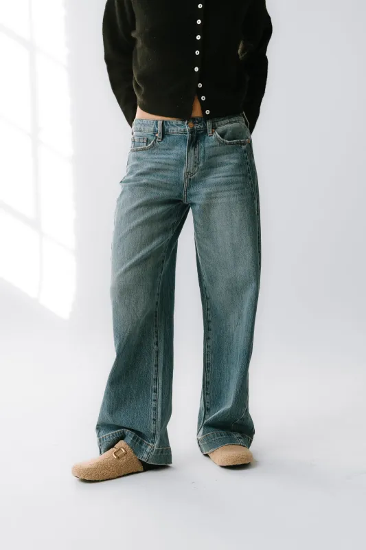Eddie Wide Leg Jeans sold by bohme