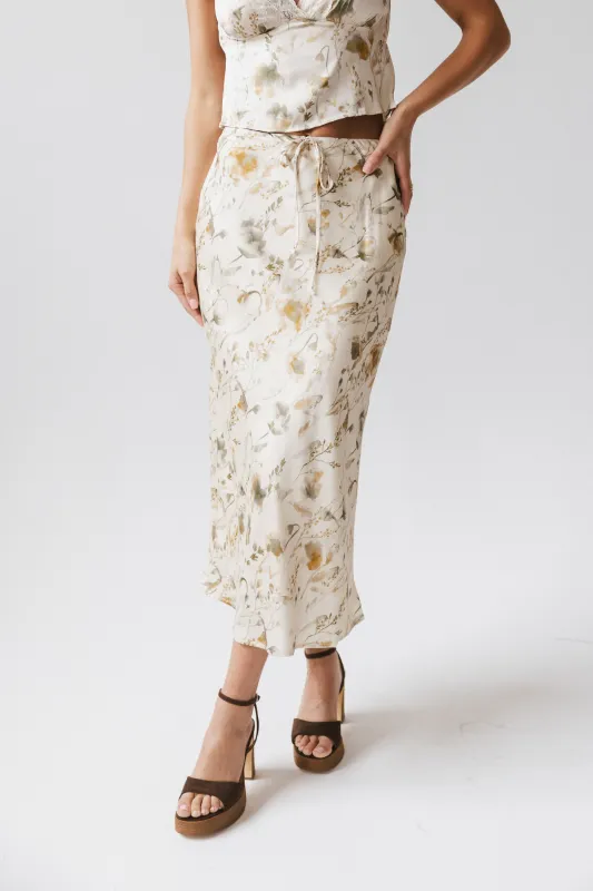 Peter Floral Maxi Skirt sold by bohme
