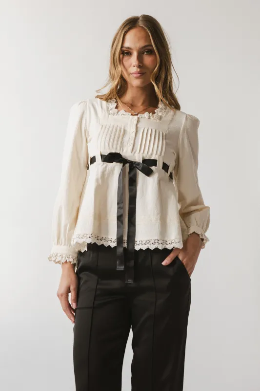 Rory Crochet Blouse sold by bohme