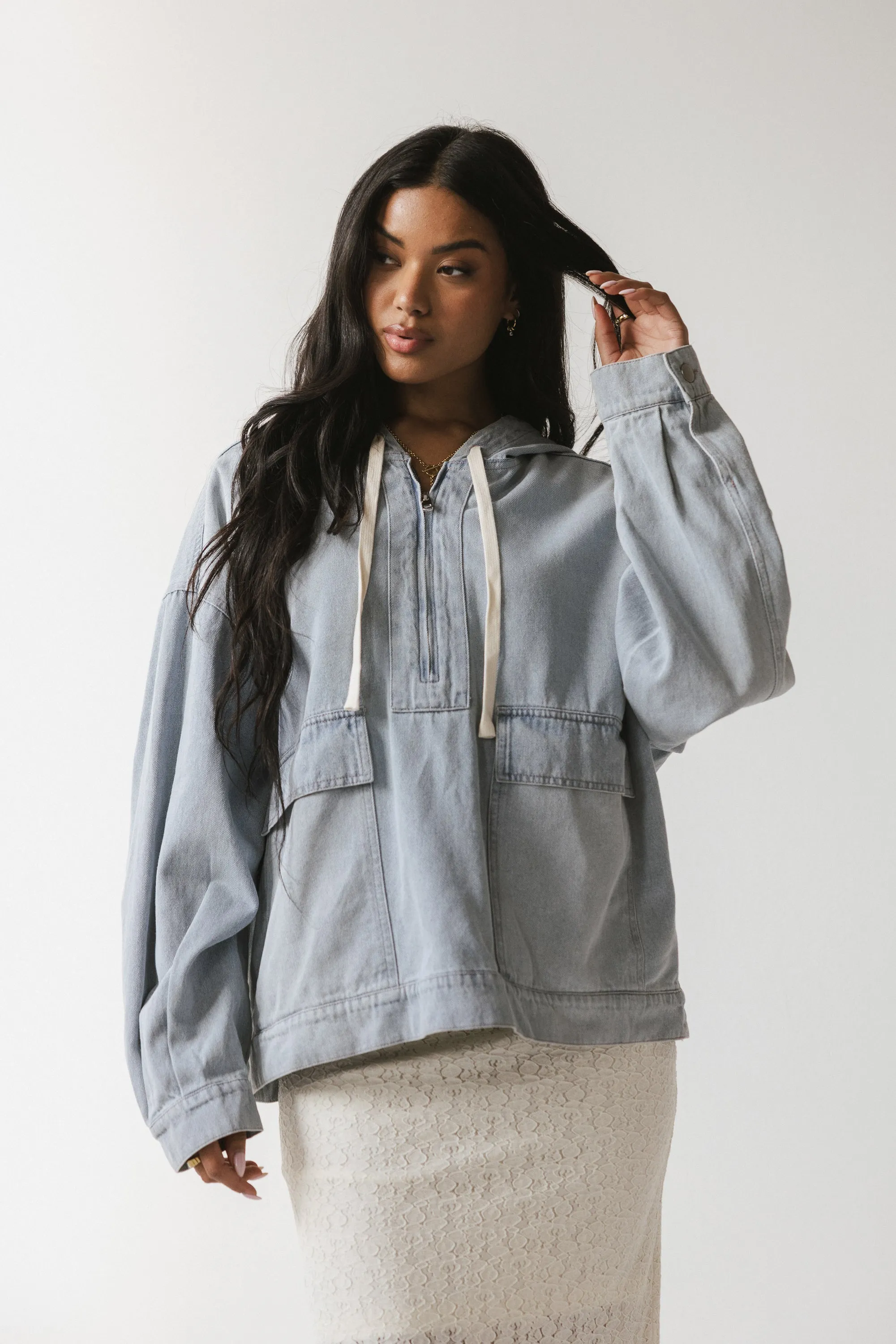 Giana Denim Pullover sold by bohme product image thumbnail 5