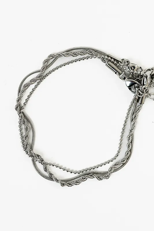 Macey Bracelet Bundle in Silver made by bohme