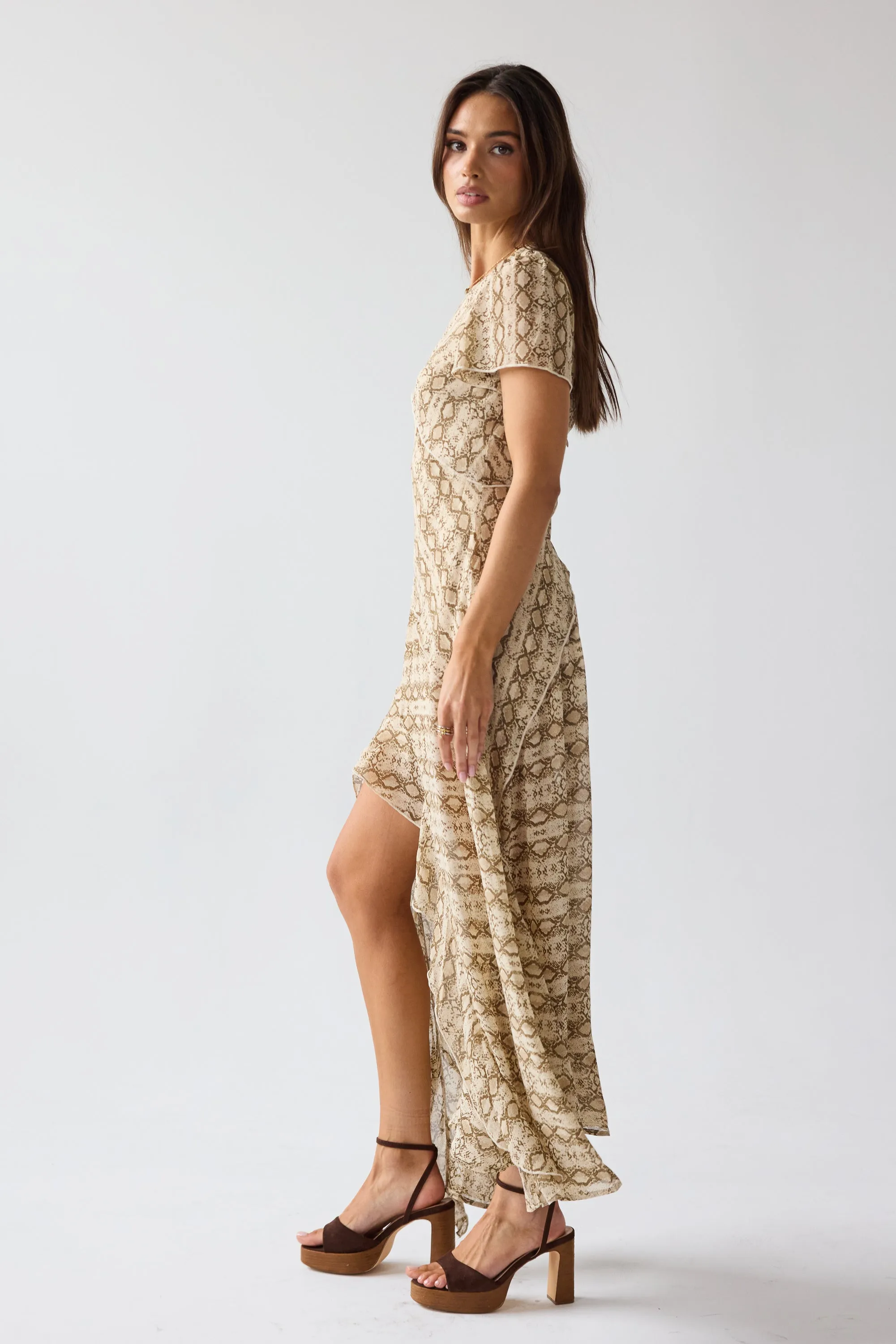 Debbie Snake Maxi Dress sold by bohme product image thumbnail 2