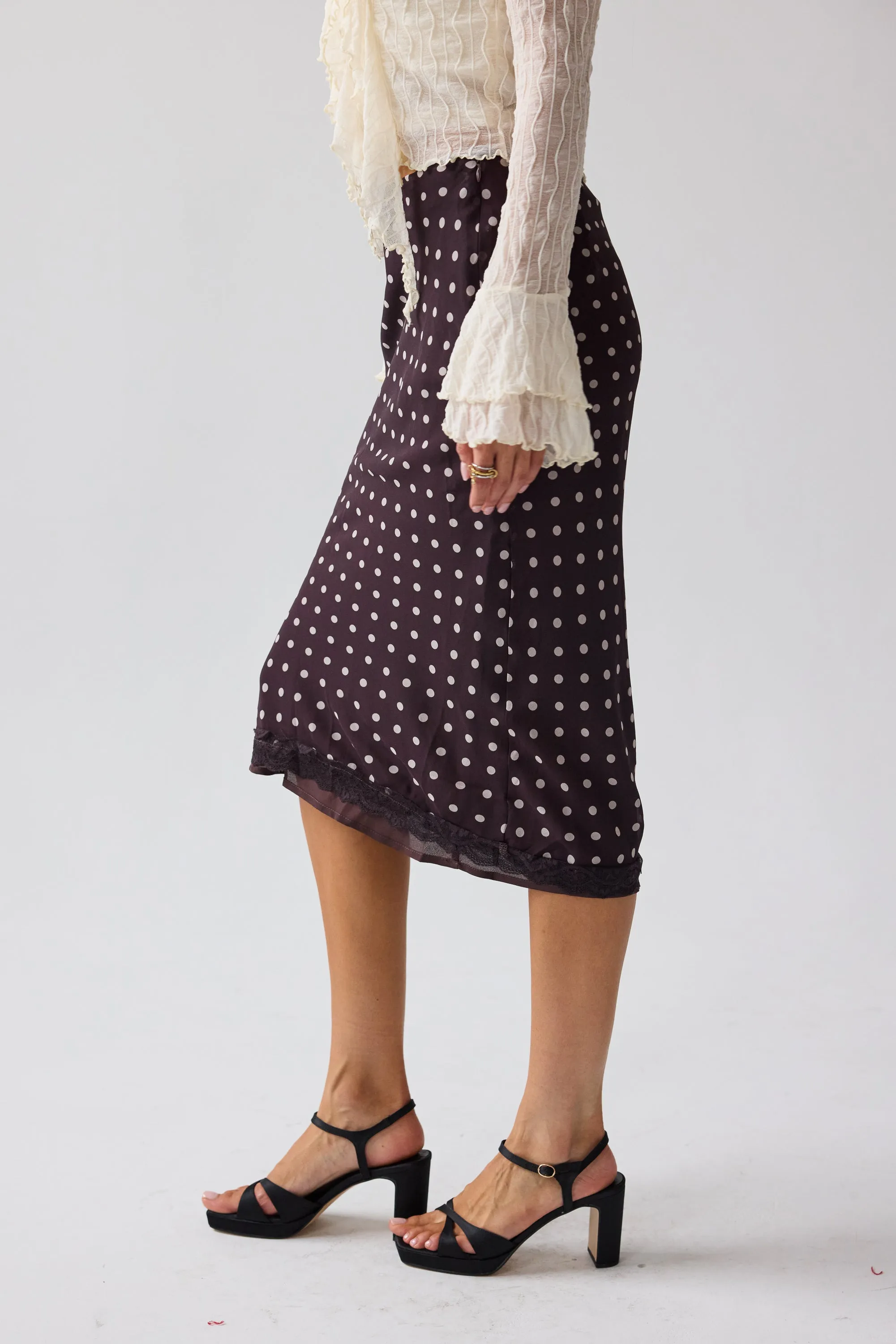 Croft Polka Dot Midi Skirt sold by bohme product image thumbnail 3
