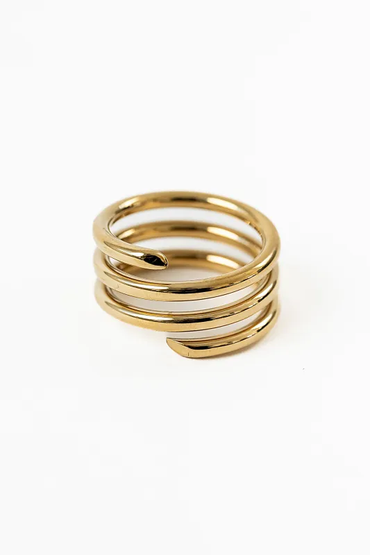 Jessa Spiral Ring sold by bohme