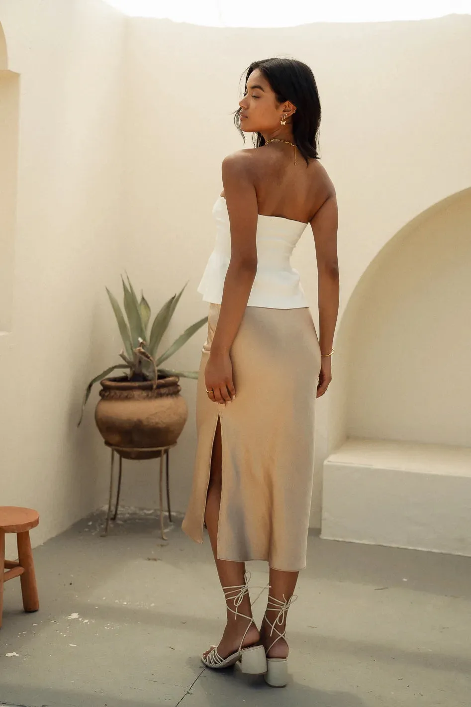 Bridget Peplum Tube Top - FINAL SALE sold by bohme product image thumbnail 4