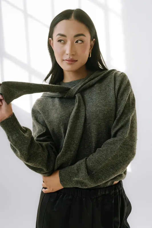 Raegan Tie Sweater sold by bohme