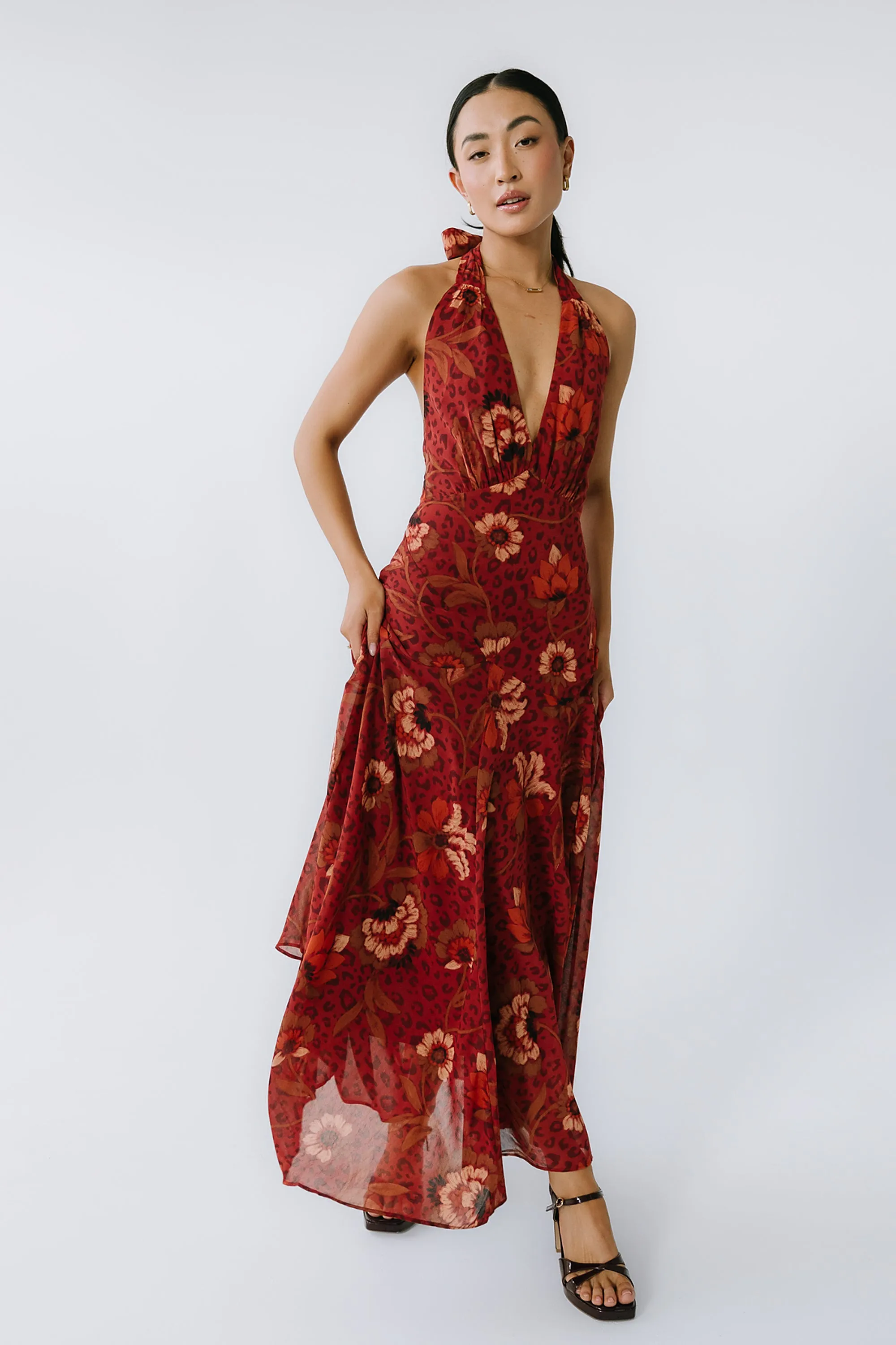 Tracey Halter Maxi Dress sold by bohme