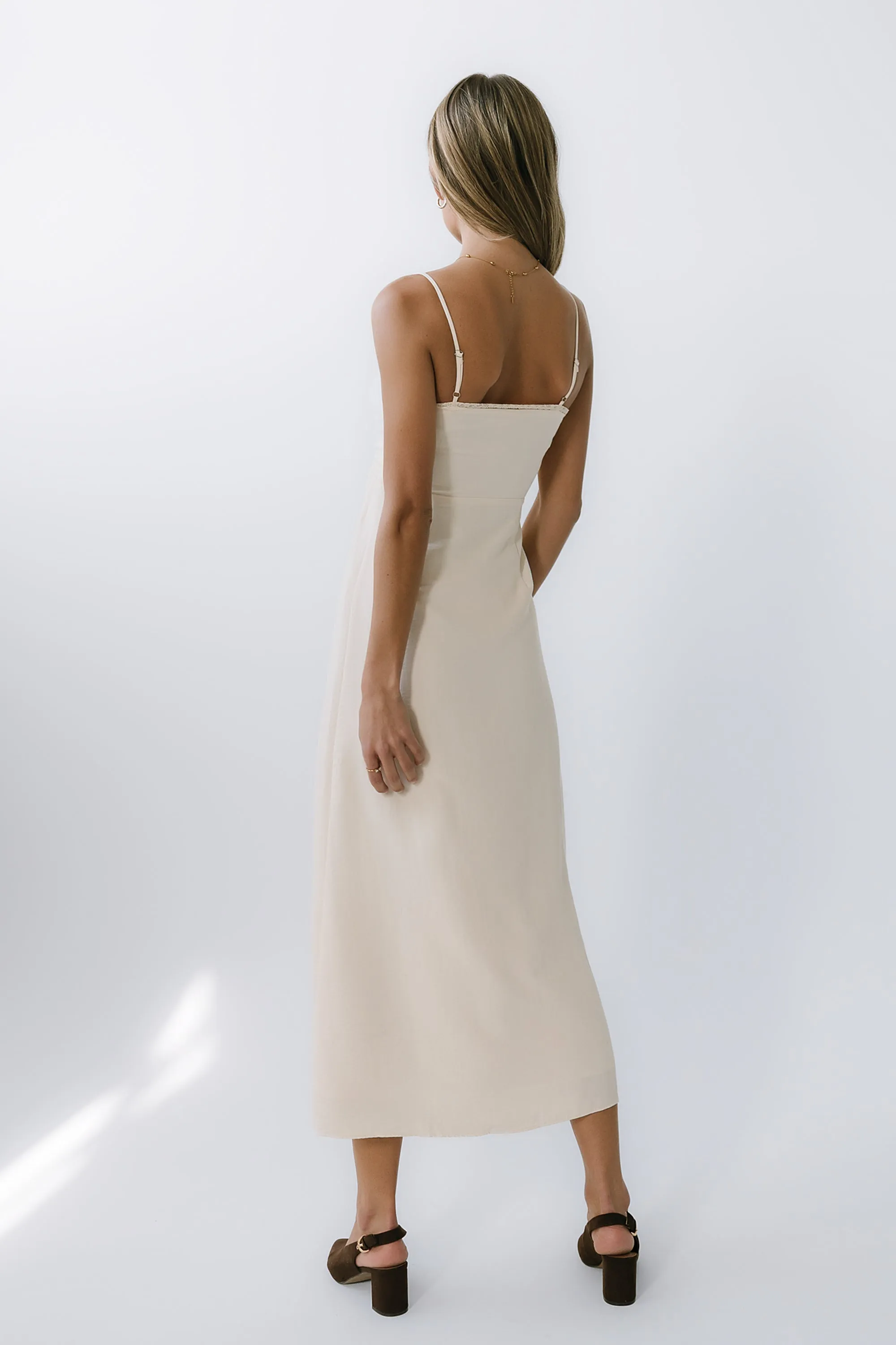 Kera Pleated Maxi Dress sold by bohme product image thumbnail 5