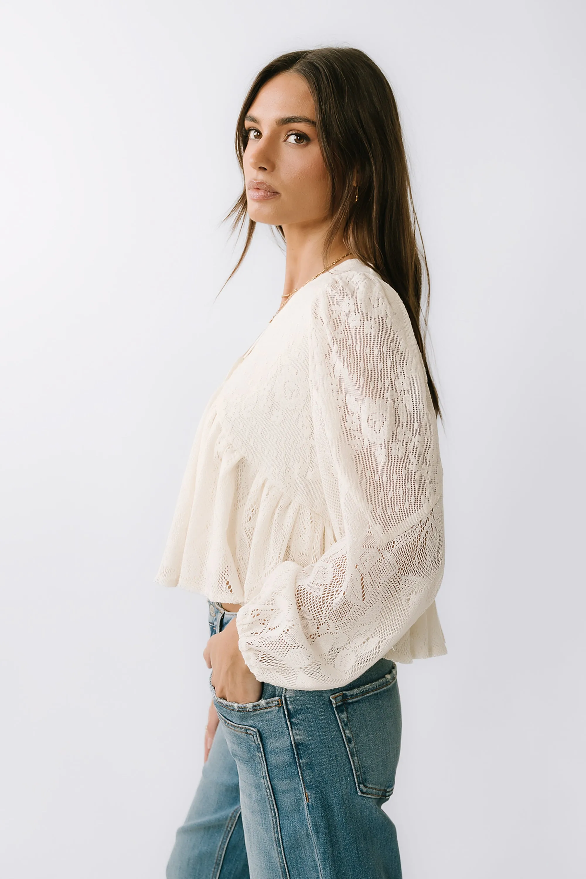 Tommy Lace Top sold by bohme product image thumbnail 3